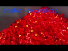 Cappucci stampati a iniezione a doppio colore